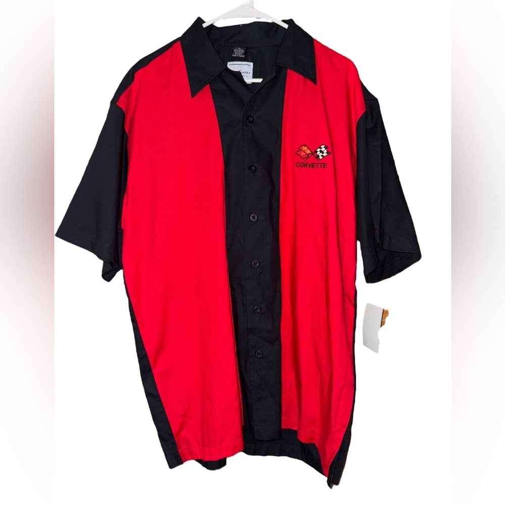David Carey Originals Corvette Shirt bowling retro inspired men’s sz XL new nwt